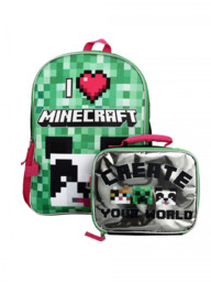 Plecak Minecraft - I Love Minecraft + torba
