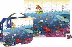 Janod - Puzzle dla dzieci podwodny świat 100