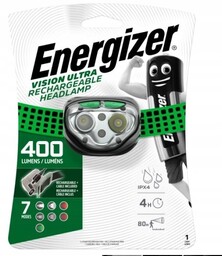 Latarka Czołowa Energizer Vision Ultra 400 Lum Akumulatorowa