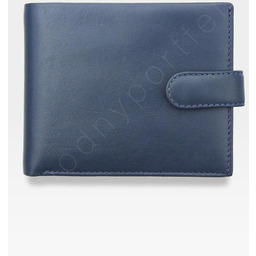 Visconti Portfel Męski Skórzany - Granatowy Multi