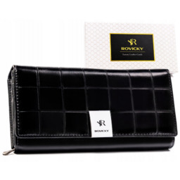 Portfel czarny Rovicky RPX-20A-3