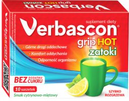 Verbascon Grip Hot Zatoki, 10 saszetek
