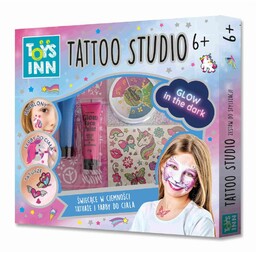 Zestaw Tattoo Studio Tatuaże i farby do twarzy