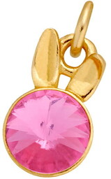 MYNESS Zawieszka wisiorek z królikiem Swarovski