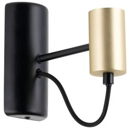 Lindby - Prospa Lampa Ścienna Black/Brass