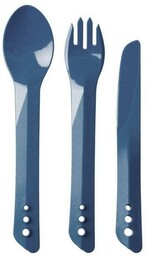 Sztućce turystyczne Lifeventure Ellipse Cutlery Set Granatowy