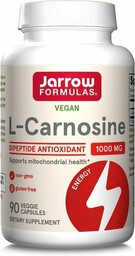 JARROW FORMULAS L-Karnozyna 500 mg - L-Carnosine (90