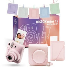 FUJIFILM Aparat Instax Mini 12 Różowy Pokrowiec +