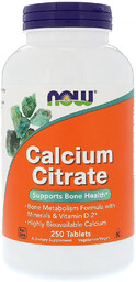 Now Foods Calcium Citrate - Cytrynian Wapnia +