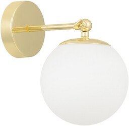 LAMPA ŚCIENNA KINKIET NOWOCZESNY KLASYCZNE ZŁOTO FREDICA W1