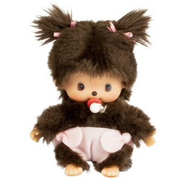 Monchhichi - Pluszowa małpka Bebichhichi 15cm, Classic dziewczynka