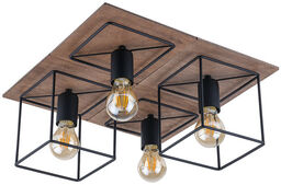 Lampa retro kwadraty COBA ANTIQUE IV venge 9044