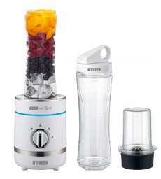 Noveen SB1100 Blender Sportowy Kielichowy Smoothie 2 Butelki