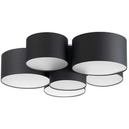 Lindby - Maureka 6 Lampa Sufitowa Dark Grey