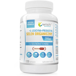 WISH Selen Organiczny+Prebiotyk 200ug 120caps