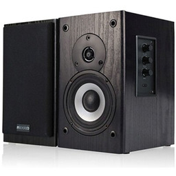 MICROLAB Kolumny podstawkowe B72 Czarny (2 szt.) Zyskaj