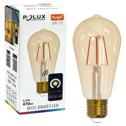 Żarówka LED smart Filament E27 ST64 5,5W ciepła