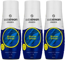 Syrop energetyczny SODASTREAM Xtreme Energy, 3 szt. -