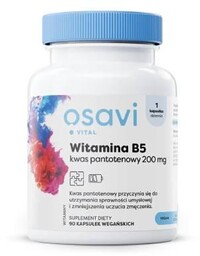 Osavi Witamina B5 kwas pantotenowy 200mg, 90 kaps.