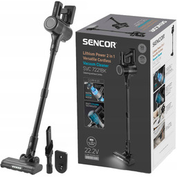 Sencor Odkurzacz Bezprzewodowy Pionowy Akumulatorowy 2w1 200W Svc