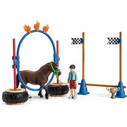 Schleich Slh42482 Wyścig Zręcznościowy Dla Kuców