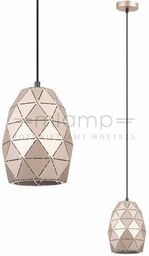 LAMPA wisząca HARLEY MDM-3480/1 GD Italux geometryczna OPRAWA