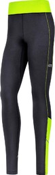 GORE WEAR Damskie legginsy R3 Thermo czarny czarny/neonowy