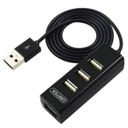 Unitek 4-porty USB 2.0 czarny