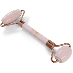 Fluff, roller do masażu twarzy, różowy kwarc, 1szt.