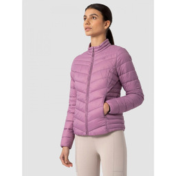 Kurtka Pikowana Damska 4F Sportowa Fioletowa