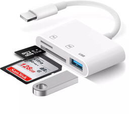 Czytnik kart pamięci SD TF USB Alogy adapter