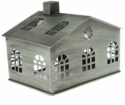 Metalowy świecznik Rustik House, 16 x 12 x