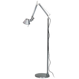 Artemide - Tolomeo Micro Lampa Podłogowa E14 Aluminium