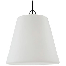 Lampa Zewnętrzne Lindby, Alaida, ściemnialny, biały, balkon, tworzywo