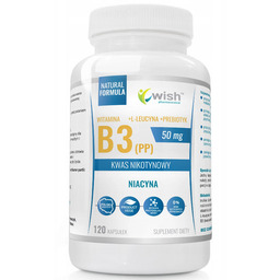 WISH Witamina B3(PP) 50mg 120caps