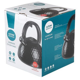 Czajnik nierdzewny Gordon 2,7 l czarny