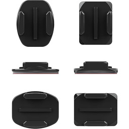 GoPro Hero2 Uchwyty Samoprzylepne Zakrzywione i Proste, Czarny,