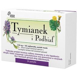 Original Tymianek i Podbiał 100mg+100mg, 24 past.