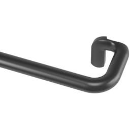 Karnisz pojedynczy regulowany Umbra Twilight czarny do zasłon