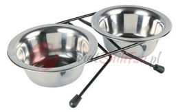 Trixie stojak z miskami 2x 0,75l