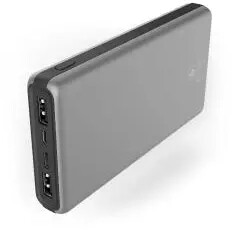 Hama Power Pack ALU15HD 15000mAh Srebrny Powerbank