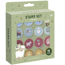 Zestaw pieczątek stempelków Little Farm, Little Dutch