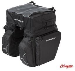 Kross Sakwa ROAMER TRIPLE REAR BAG black