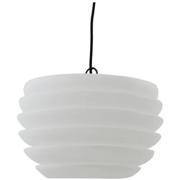 Lampa Zewnętrzne Lindby, Arona, ściemnialny, biały, balkon, tworzywo