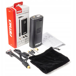 Kompresor samochodowy 12V Akumulatorowy bezprzewodowy Powerbank Usb-c Amio