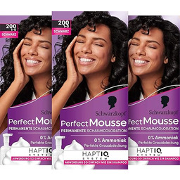 Schwarzkopf Perfect Mousse pianka koloryzująca 200/1-0 czarna (93