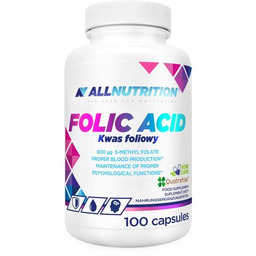 Allnutrition Folic Acid Kwas Foliowy, 100 kaps.