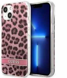 Guess GUHCP13SHSLEOP iPhone 13 mini 5,4" różowy/pink hardcase
