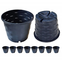 Doniczki z dziurkami wkopywane w ziemię 25L 39cm