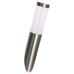 Polux Kinkiet skośny Livia 200488 zewnętrzny metalowy srebrny